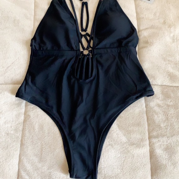 One piece swimsuit black - Picture 3 of 4